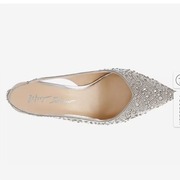 Betsey Johnson Silver Embellished Heels - Picture 6 of 6